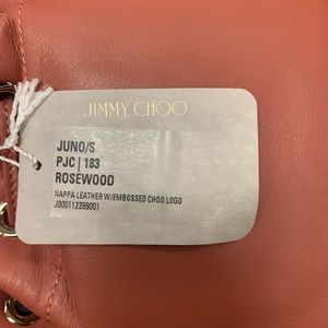 JIMMY CHOO Drawstring shoulder bag JUNO S Leather